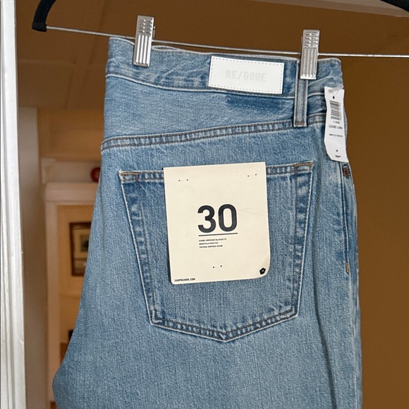 RE/DONE LOOSE LONG JEANS IN WASTED INDIGO - Picture 9 of 9